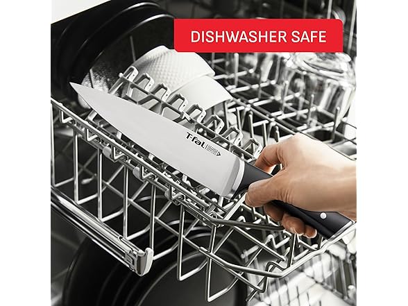 T-fal Ice Force German Stainless Steel Kitchen Knife Set 