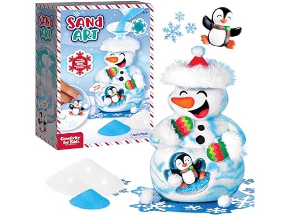Creativity for Kids Sand Art Snowman Kit