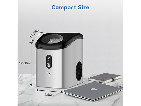 HobbyField 45dB Self-Cleaning Ice Maker