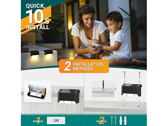 Solar Deck Lights Outdoor 16 Pack