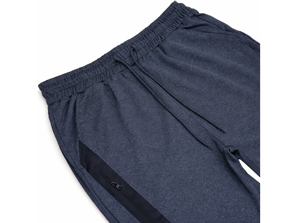 3Pk Asst Womens Tech Joggers w-Stripe Zip Patch