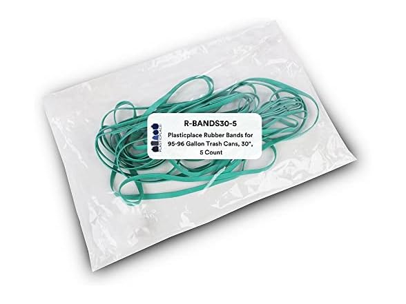Plasticplace Rubber Bands 95 96 Gallon Trash Cans
