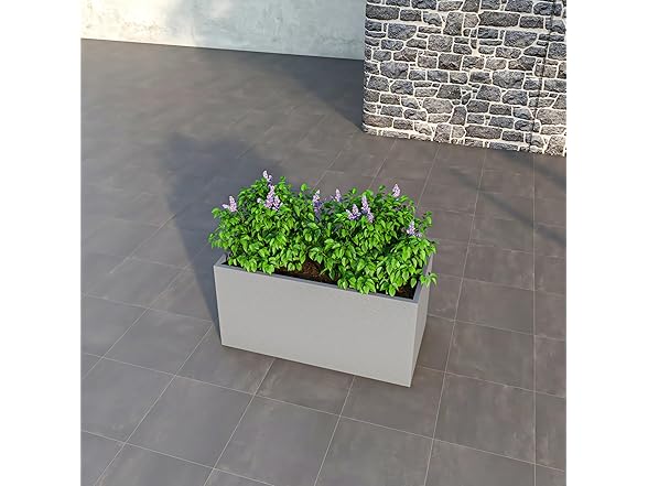 LeisureMod FP20GR Flora Planter Grey