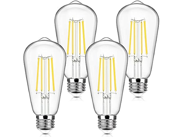Sucolite B0CNQW9G4R 12-Pack Vintage LED Edison Bul