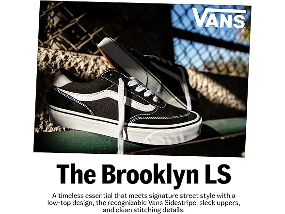 Vans Women's Brooklyn LS Shoe (6, 10.5, 11)