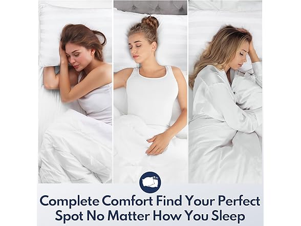 DIORIS Luxury Bed Pillows for Sleeping