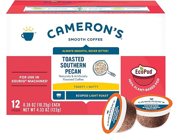 Cameron's Toasted Pecan Coffee Pods