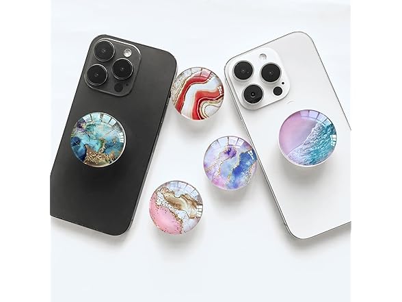 WUYULB Clear Crystal Phone Grip