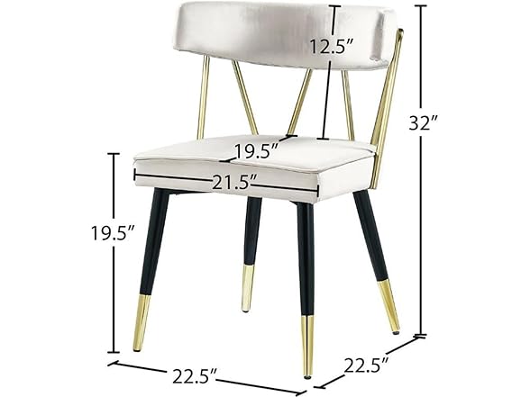 2Pk Rheingold Upholstered Dining Chair
