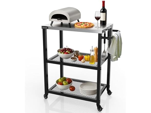 NUUK 24" 3-Shelf Outdoor Prep Station