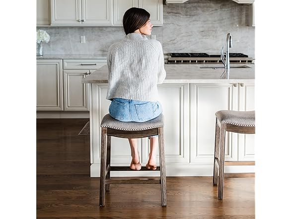 Maven Lane Adrien Backless 26" Counter Stool