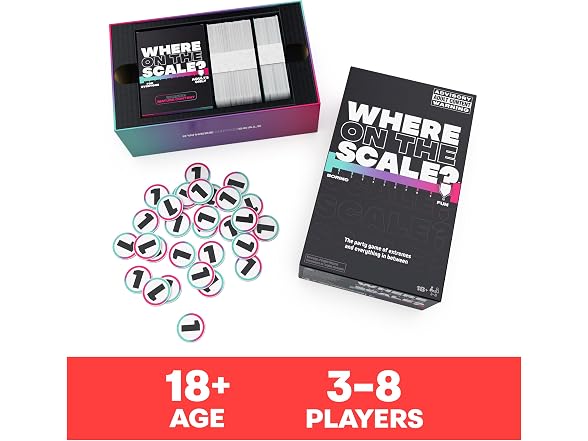 Spin Master Games Where on the Scale? A Party Game