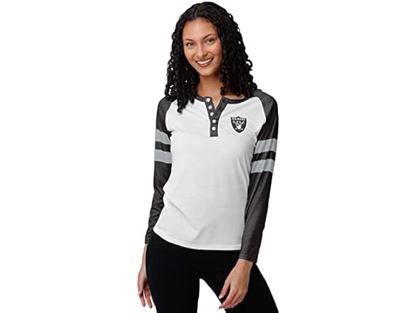 RAIDERS Ladies Henley (XX-Large)