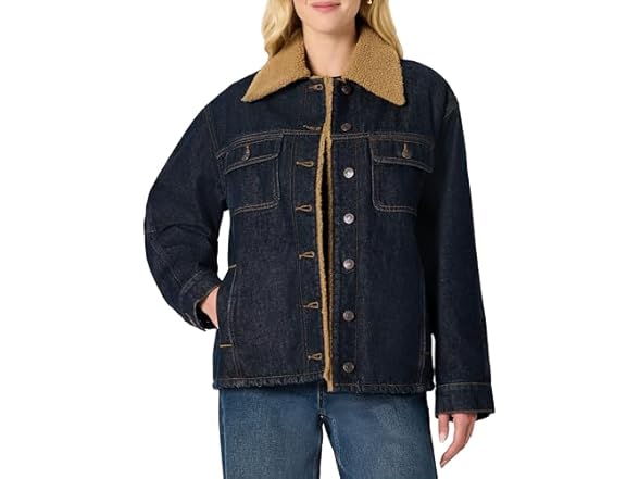 Amazon Essentials Faux-Shearling Lined Jacket