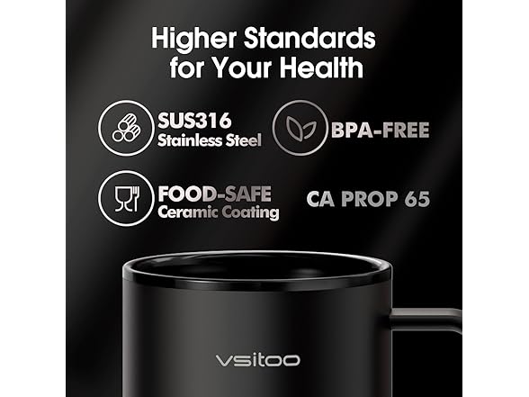 14oz Heated Coffee Mug