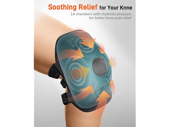 Musugy Knee Massager Heat Red Light