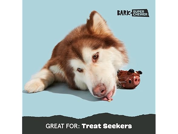 BARK Wild Borris Super Chewer Dog Toy Small