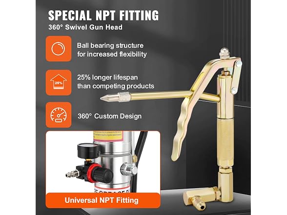 Grease Pump, 5 Gallon 20L, Air Operated 160455