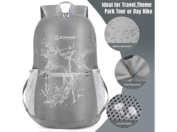 ZOMAKE Ultra Lightweight Hiking Backpack 20L