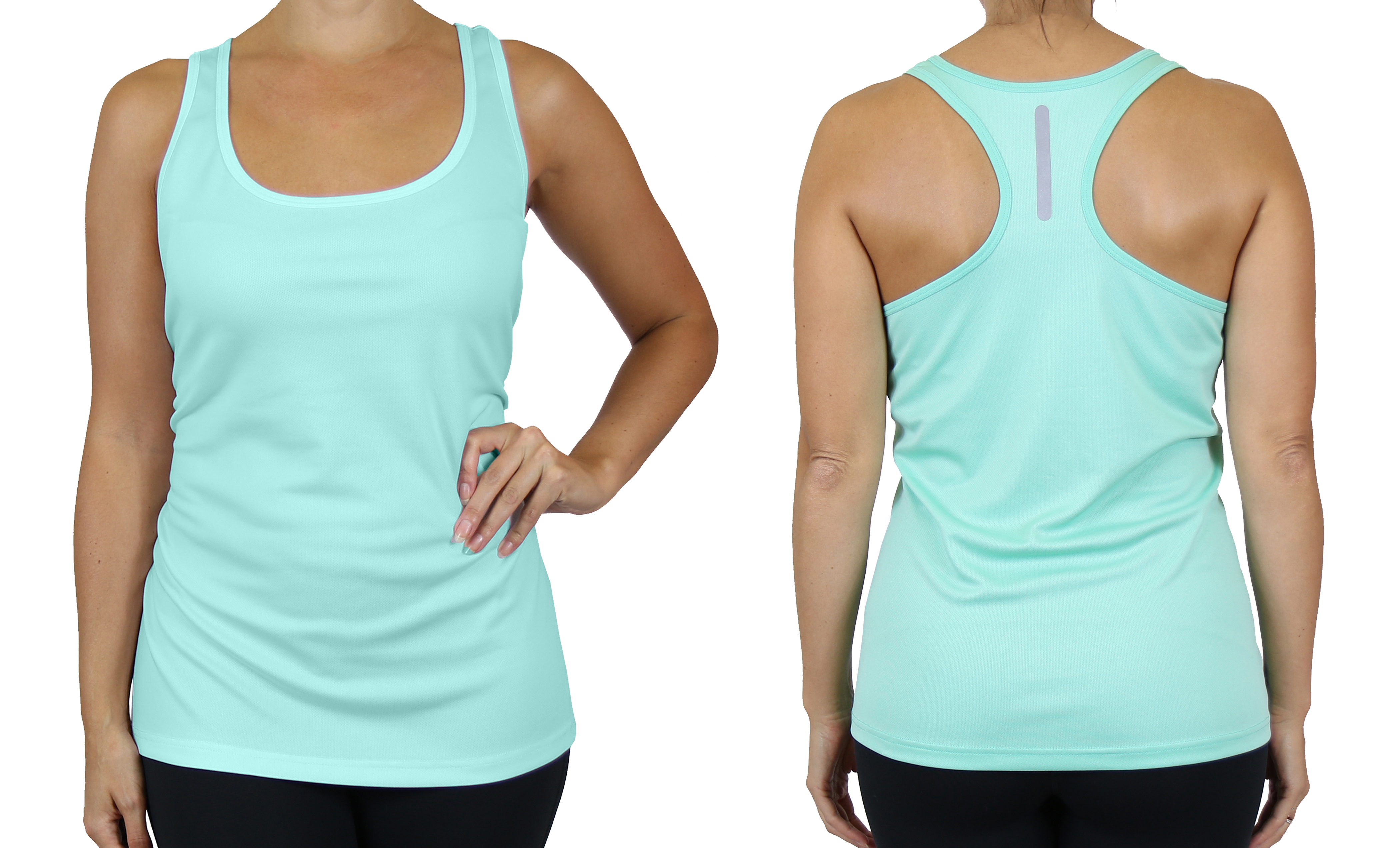 5Pk Asst Womens Active Racerback Tank (S-3XL) - Gallery 17
