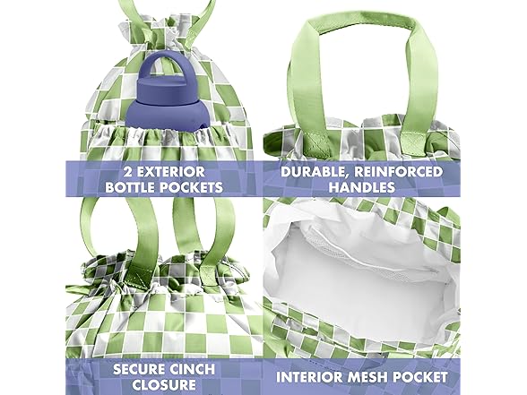 Fit & Fresh Cromwell Drawstring Lunch Bag