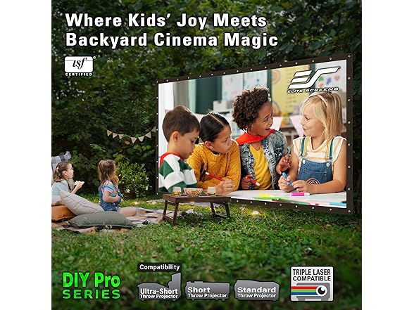 Elite Screens DIY Dual Portable Projector Screen