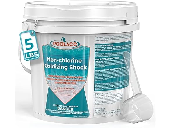 POOLACC Non Chlorine Spa Shock for Hot Tub