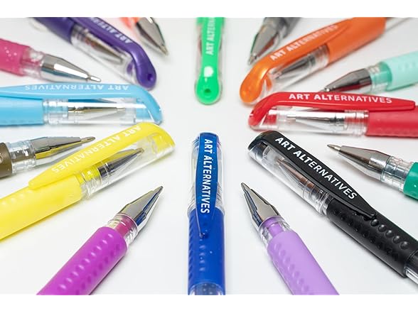 Art Alternatives Gel Pen, Metallic Silver