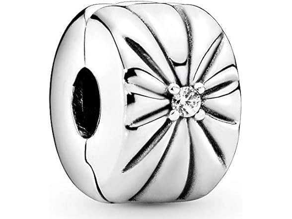Pandora Sparkling Sunburst Clip Charm