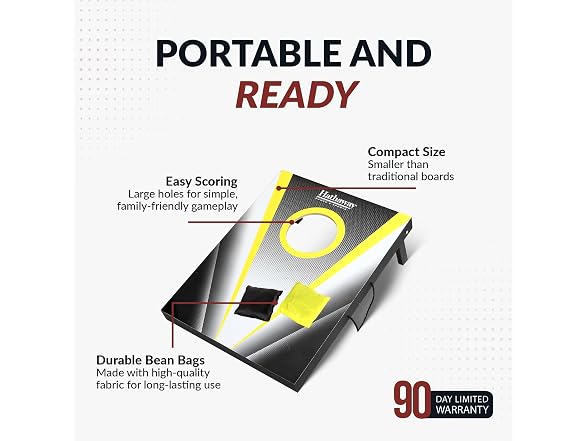 Hathaway Compact Cornhole Bean Bag Toss