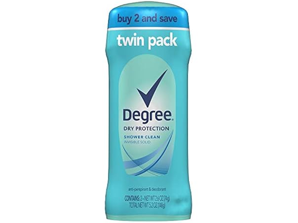 $3.99, Was $6.96, 42% Off! Degree Shower Clean Deodorant 2.6oz 2pk dealfomo