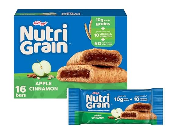 Nutri-Grain Apple Cinnamon 16ct