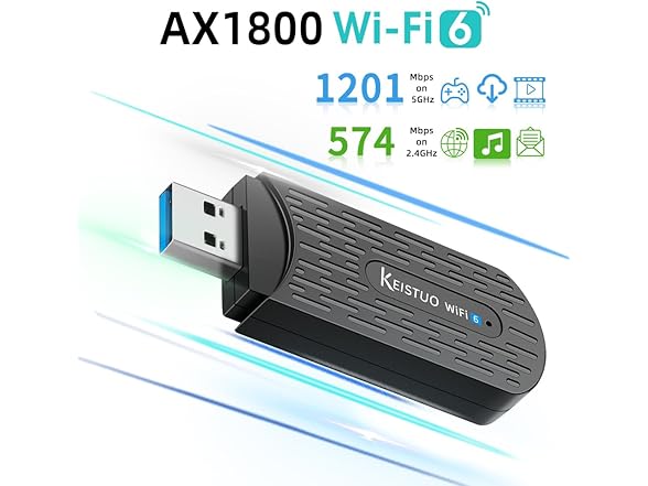 KEISTUO AX1800 WiFi 6 USB Adapter