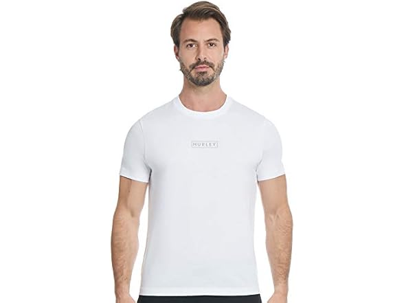 Hurley Mens Logo Tee White (S)