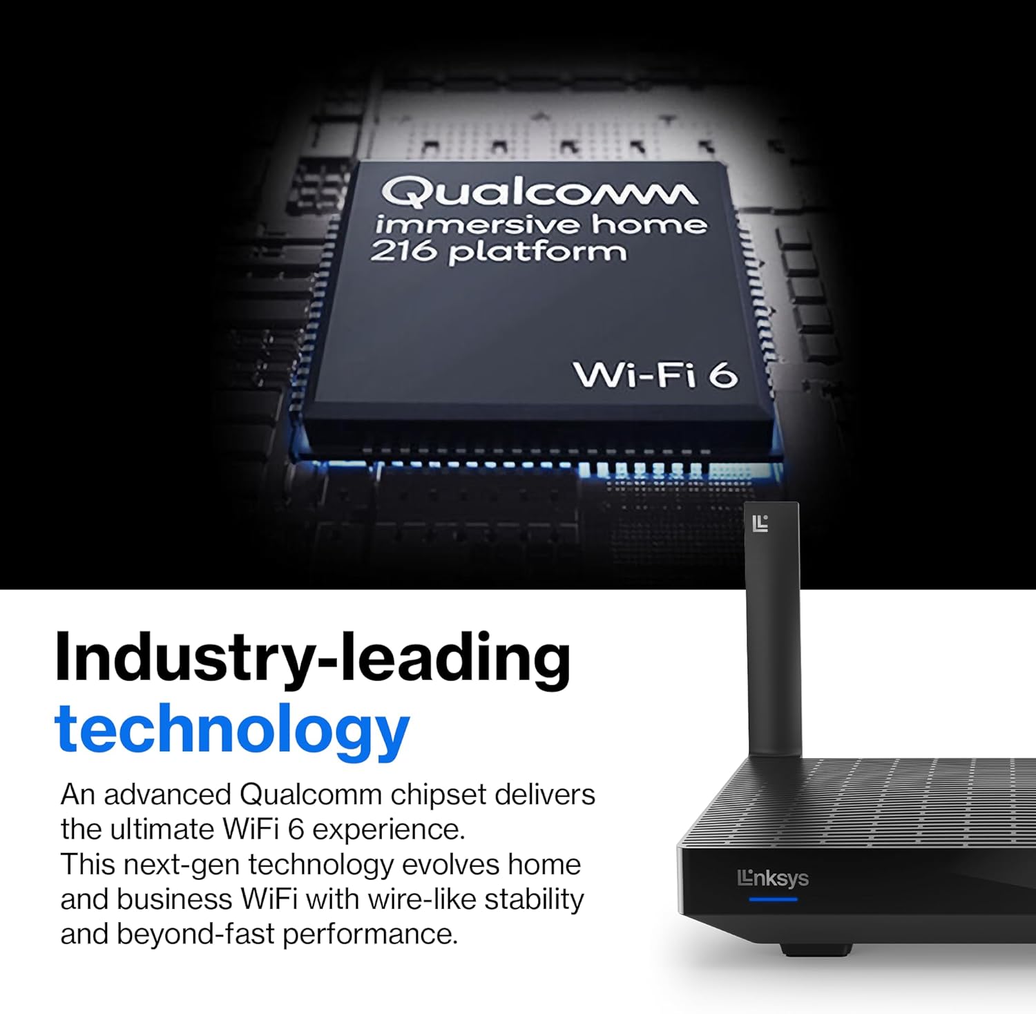 Linksys MR2000 Dual Band Mesh Wi-Fi 6 Router (Open Box) - Gallery 9