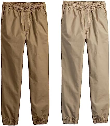 2PK Toddler's Classic Twill Joggers