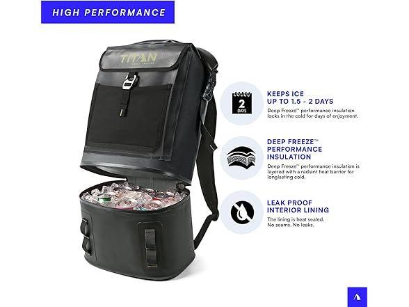 Titan Arctic Deep Freeze Backpack Cooler