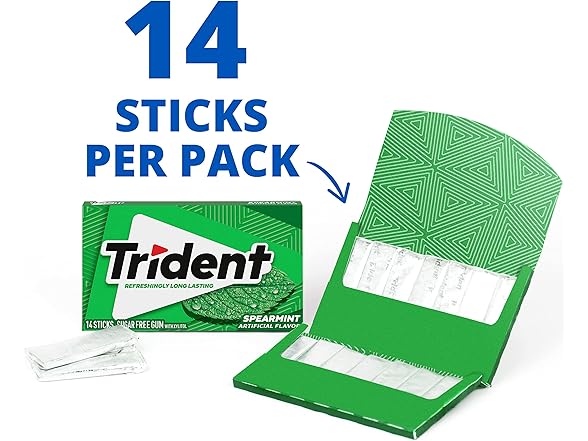 Trident Trident Assorted Gum, 14pc, 21pk