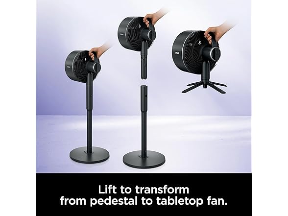 Shark FlexBreeze Portable Pedestal Fan | Grey