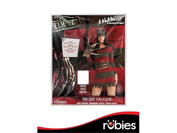 Freddy Krueger Adult Costume Large