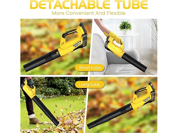 WOLFMEN Cordless Leaf Blower