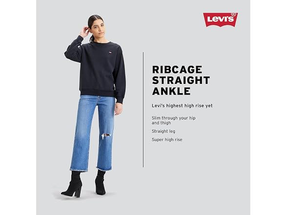 Levi's Women (29) Ribcage Straight Ankle Jeans