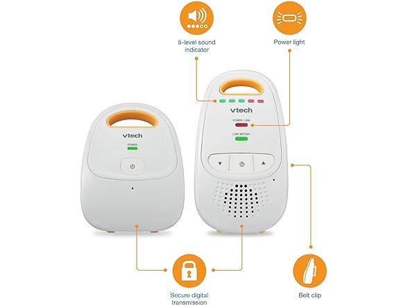 VTech Upgraded Audio Baby Monitor