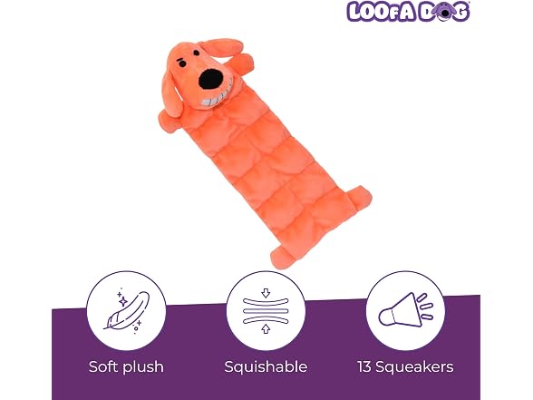 Multipet Original Loofa Dog Plush Toy Mat