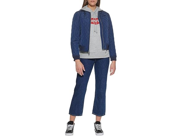 Levi's Women Diamond Quilted Bomber Jacket