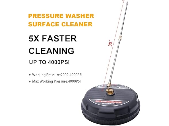 SHUNXING Pressure Washer Surface Cleaner