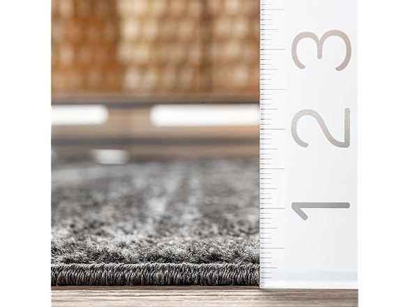 Nuloom Thigpen Runner 2x6 Charcoal/Grey