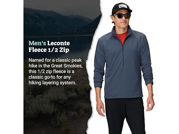 Marmot Mens Leconte 1/2 Zip Fleece