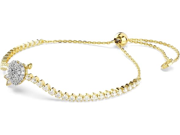 Swarovski Idyllia Bracelet Heart w/ Arrow White - Gallery 2