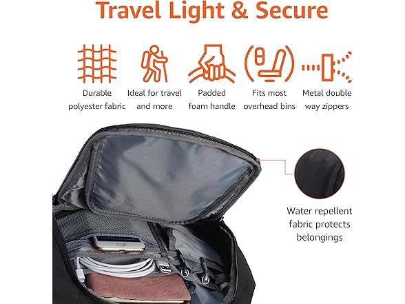 Amazon Basics Travel Laptop Backpack